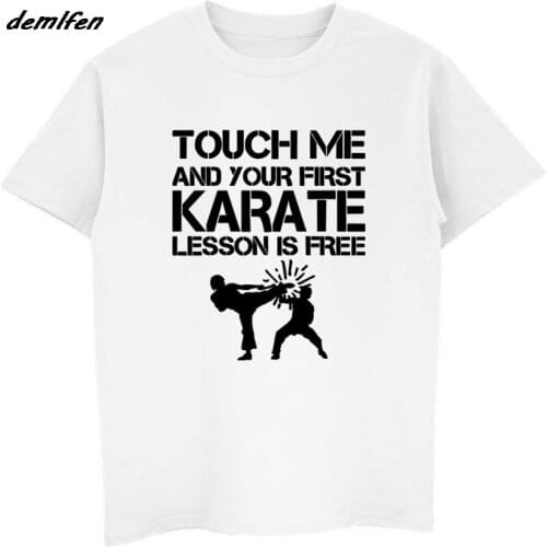 New Brand Clothing Print Men Funny T-shirt Karate Teacher Shirt Martial Art Instructor Gift Best T Shirts Hip Hop Tees Tops