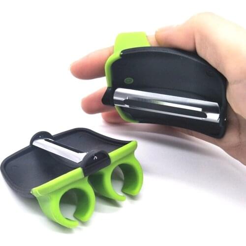 Creative Food Vegetable Fruit Peeler Finger Type Peeler Carrot Potato Peel Shredder Slicer Grater Labor-saving Kitchen Gadgets