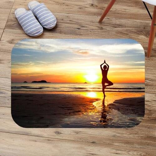 Bedroom Bed Front Land Stepping Pad Shower Room Non-slip Rug Yoga Bathroom Bath Mat Living Room Entrance Doormat