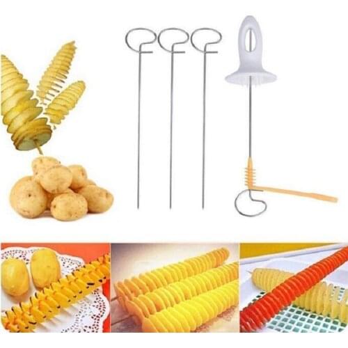 Potato Spiral Cutter Cucumber Slicer Kitchen Accessories Vegetable Spiralizer Spiral Potato Cutter Slicer Kitchen Gadgets Tools