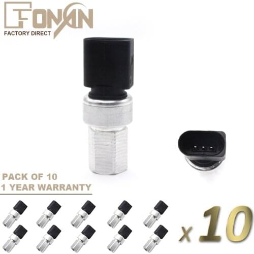 X10 A/C AC Air Conditioning Pressure Sensor Switch For Audi A3 TT Q7 1K0959126A 1K0959126B 1K0959126D 1K0959126E 5K0959126