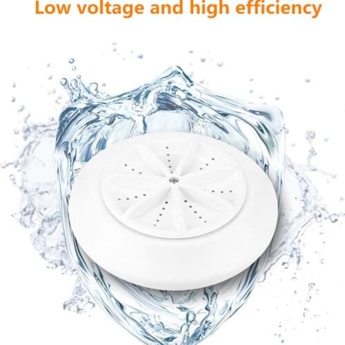 USB Portable Washing Machine Ultrasonic Turbo Washer Mini Travel Portable Clothes Dish Fruit And Vegetable Washing Machine