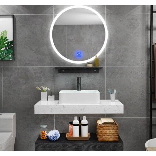 Simple marble washbasin bathroom wash Taipei Europe small apartment bathroom cabinet combination wash basin