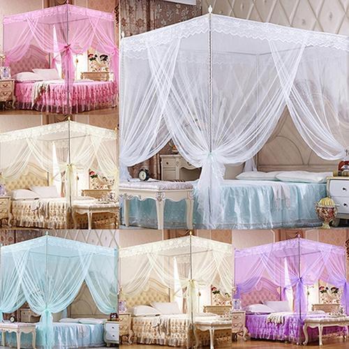 Romantic Princess Lace Canopys Mosquito Net No Frame for Twin Full Queen King Bed Dustproof Mosquito Net Bed Linings