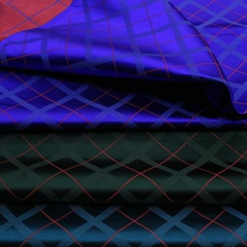 Width 29'' Chinese Style Jacquard Brocade Spun Satin Fabric By The Half Yard For Tang Costume Pillow Cushion Material