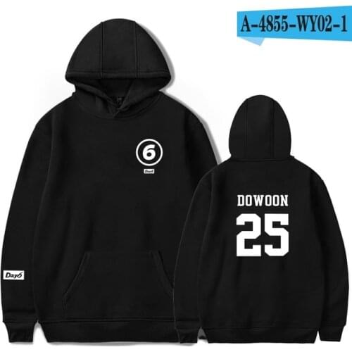 Day6 Hoodies men/womens Sweatshirt Day6 Sweatshirts korean Day6 fans support harajuku Oversized hoodie Kpop Autumn Clothes