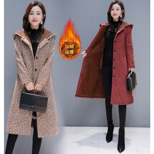 Mujer Cotton Linen Windbreaker Winter National Style Womens Overcoat Floral Thickened Retro Invierno Hooded Trench Coat Z342