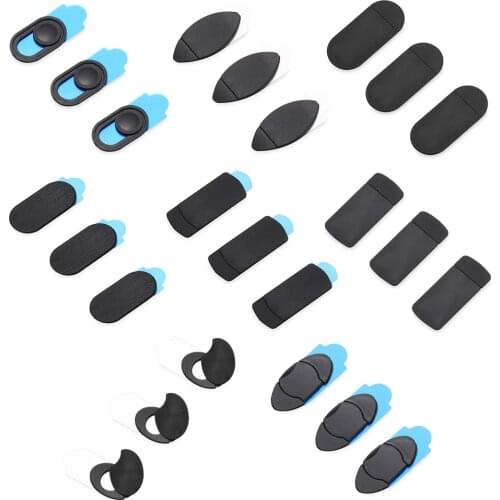 3pcs/Pack Webcam Cover Slider Shutter Universal Privacy Security Camera Sticker for Laptop Phone Tablet Computer