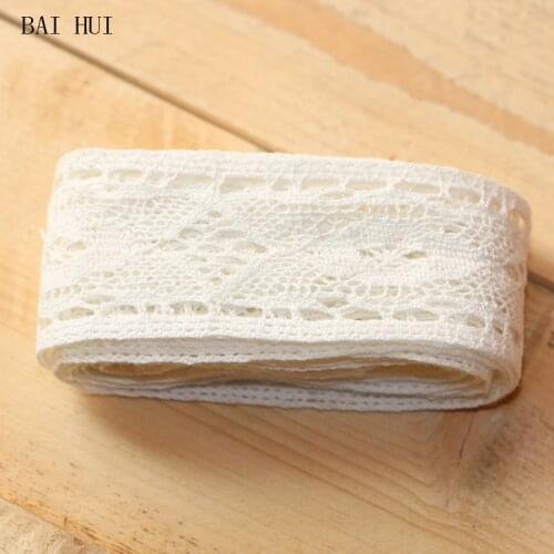 5 yard 3.8cm cotton embroidery bud silk mesh DIY with fabric edge manual sewing decorative materials