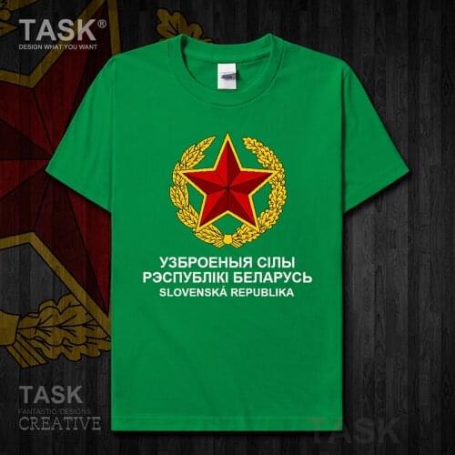 Army Republic of Belarus Belarusian BLR new Tops t shirt Military Tactical country Short sleeve sweatshirt summer Fashion 01