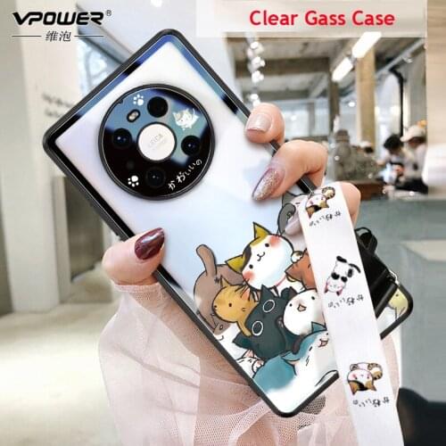 For Huawei Mate 40 Pro Case glass Clear case For Huawei Mate40 Pro Plus Mate40Pro Mate 40 tempered glass camera phone cover