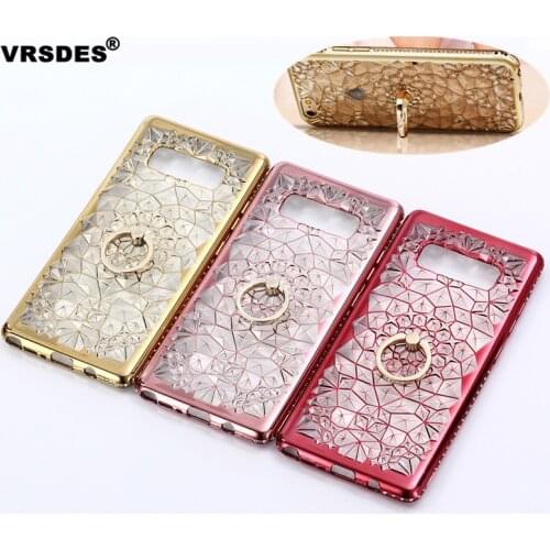 For Samsung Galaxy S10 S9 S8 Plus S10E Note 9 8 Case Luxury Ring Case For Samsung S7 Edge J8 J6 J4 Plus A8 A6 Plus A9 A7 2018