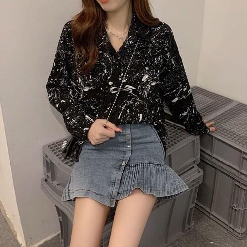 Cheap wholesale 2021 spring summer autumn new fashion casual ladies work women Blouse woman overshirt female OL At3553X