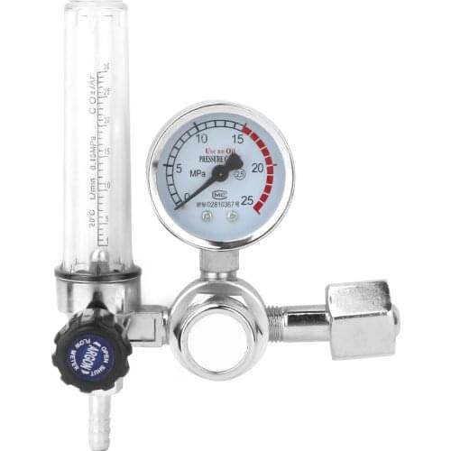 Welding Pressure Gauge Argon CO2 Mig Tig Flow Meter Regulator Pressure Gauge Pressure Gauges for MIG and TIG Welding