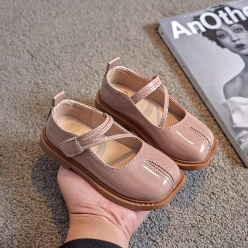 2021 new style 2-6 year old children all-match flat shoes Korean fashion girls high-quality moccasins