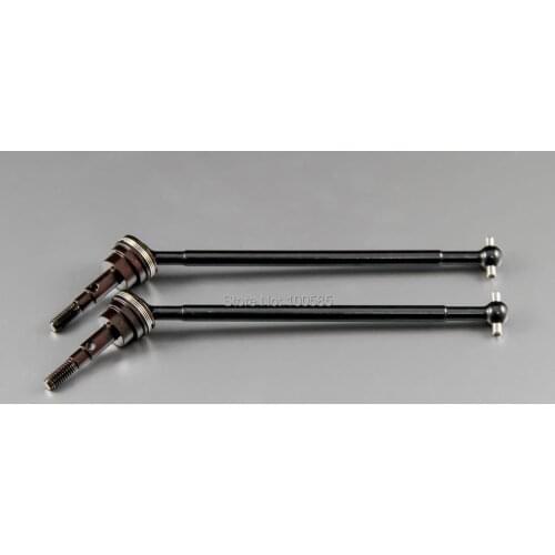 AXIAL EXO 1/10 4WD TERRA BUGGY STEEL #45 REAR CVD UNIVERSAL SWING SHAFT WITH SPRING STEEL CUP JOINT - 1PAIR