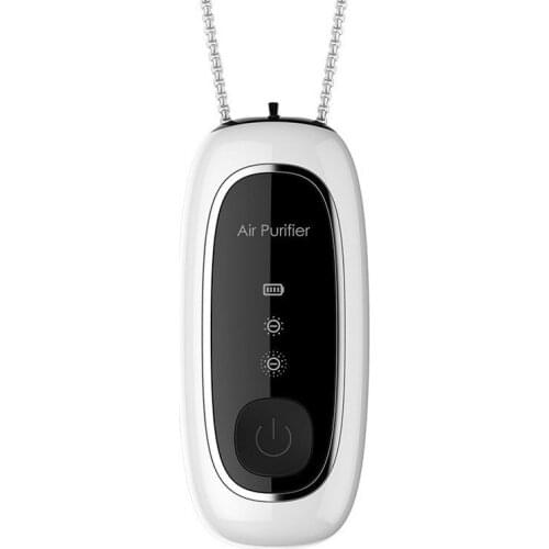 USB Portable Air Purifier, Personal Hanging Necklace with Negative Ion Air Freshener-No Radiation for Adults Kids