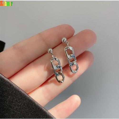 Kshmir Earrings European and American Fashion Earrings Korean Punk Personality Street Style Earrings Men and Women Geometric