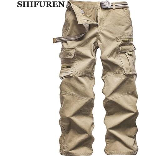 SHIFUREN Men's Trousers With Pockets