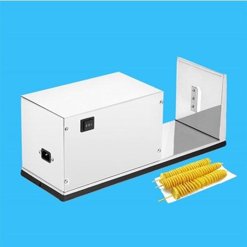 Stainless Steel Potato Spiral Cutter Commercial Electric Potato Twister French Fries Slicer 110V 220V Fast Food Device