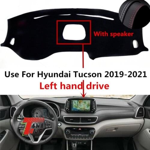 TAIJS Factory Protective Anti cracking Leather Car Dashboard Cover For Hyundai Tucson 2019 2020 2021 Left hand drive