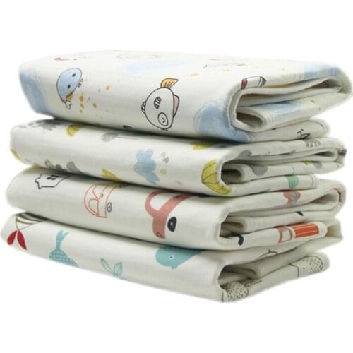 1 Piece Wasoyoli Baby Changing Pads 50*70cm Infant Pushchair Doubel side Waterproof Mat Baby Portable Reusable Changing Pad