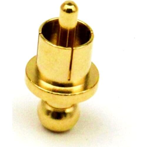12Pcs Pure Copper DIY Gold Plated RCA Signal Shielding Cap Audio Dust-proof Anti-oxidation Lotus Seat