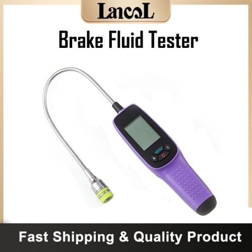 Electronic Brake Fluid Oil Tester Detector with LED Display Automotive Diagnostic Testing Tool