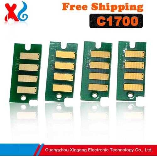 4Set C1700 Compatible Toner Cartridge Reset Chip Replacement for Epson AcuLaser C 1700 C1750W C1750N CX17NF CX17 CX17WF C1750