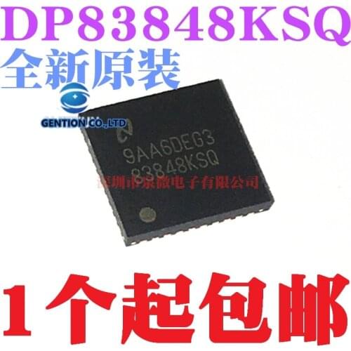 5PCS DP83848KSQ WQFN40 DP83848 in stock 100% new and original