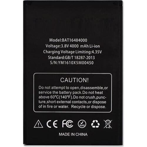 For Doogee X5 Max Battery High Quality 4000mAh Batterie Bateria Accumulator AKKU for Doogee X5 Max Pro