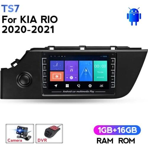 1280X720 IPS Android Car Radio Multimedia Video Player Navigation GPS No 2 Din DVD for Kia Rio 4 IV FB 2020 - 2021 WIFI DVR