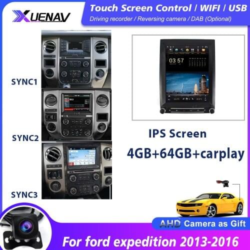Car Auto radio for ford expedition 2013 2014 2015 2016 car DVD audio video GPS navi autoradio player support Sony1 Sony2 Sony3