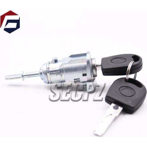 FOR VOLKSWAGEN GOLF IV BORA FOX POLO FRONT DOOR LOCK BARREL WITH 2 KEYS 1U0837168 1U0837167E