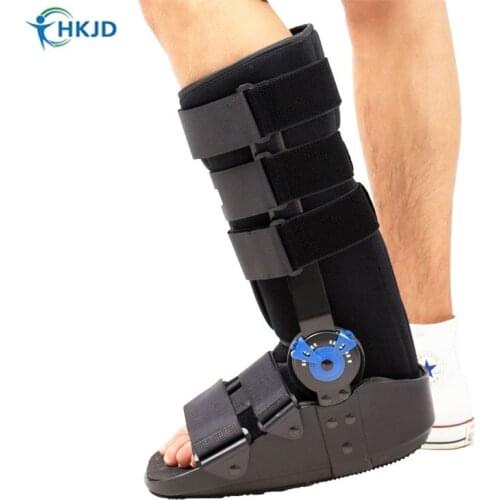 HKJD Brace Supports Balck Deluxe CAM Walker High-top Walking Boot Brace Supports Bone Care
