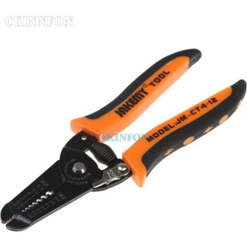DHL 100PCS Cable Wire Stripper Cutting Plier Multifunctional Tool JM-CT4-12 H11049 Home Decor