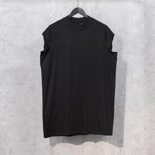 19ss Owen seak Men T Shirt 100%Cotton Gothic Style Tops Mens Clothing Oversize Tops Tees Summer Women Tees Black T Shirt