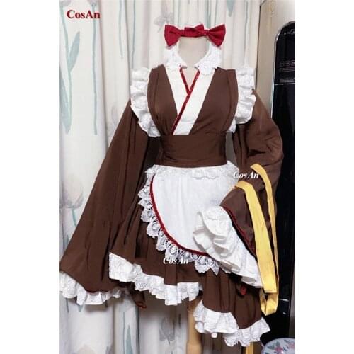 Hot Anime Overload Entoma Vasilissa Zeta Cosplay Costume High Quality Maid Outfit Activity Party Role Play Clothing Custom-Make