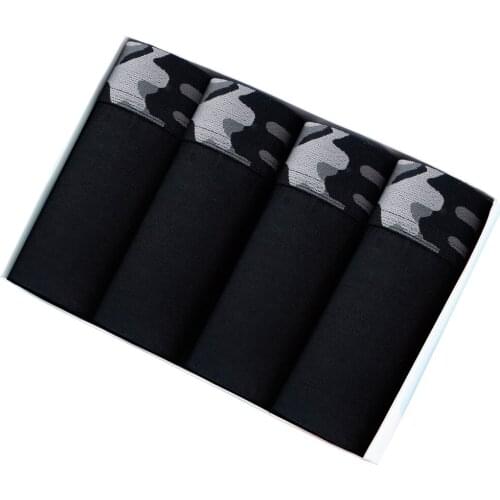 4pcs Set Underwear Man Superior Quality Underpants Cotton Shorts Ventilation Sexy Homme Boxers For Fashion Mens Panties New