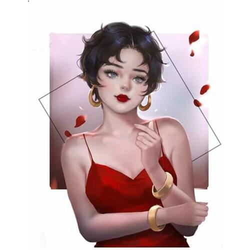 Beautiful Anime Decal Car Stickers Vinyl High Waterproof Quality Occlusion Scratch Decal Decor Car Styling Decoration Kk13*10cm