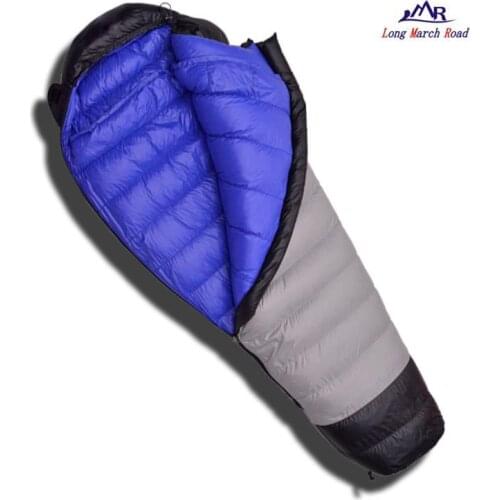 LMR Ultralight Comfortable Duck Down Filling 600g/800g/1000g/1200g Can Be Spliced Camping Sleeping Bag