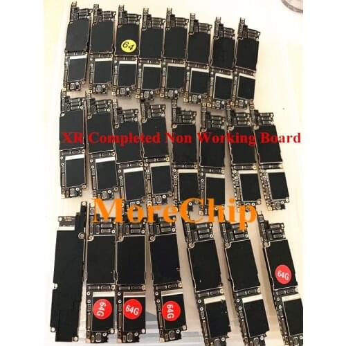 For iPhone XR Completed Motherboard Not Working Junk Logic Board With All Component Desoldering Practise Repair Technical Skill