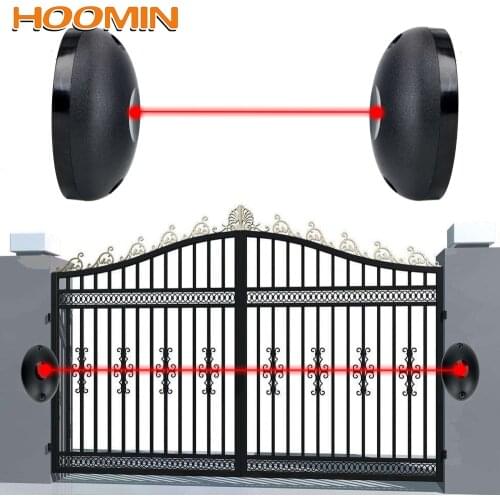 Single Beam Infrared Radiation Sensor Barrier Against Hacking System for Gates Doors Windows External Positioning Alarm Detector