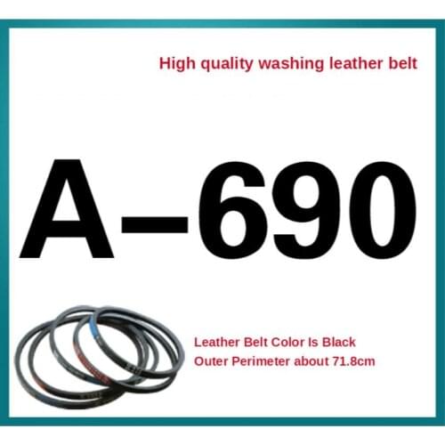 A-690 Washing machine belt A type belt transmission belt washing machine motor belt triangle belt antistatic belt accessories