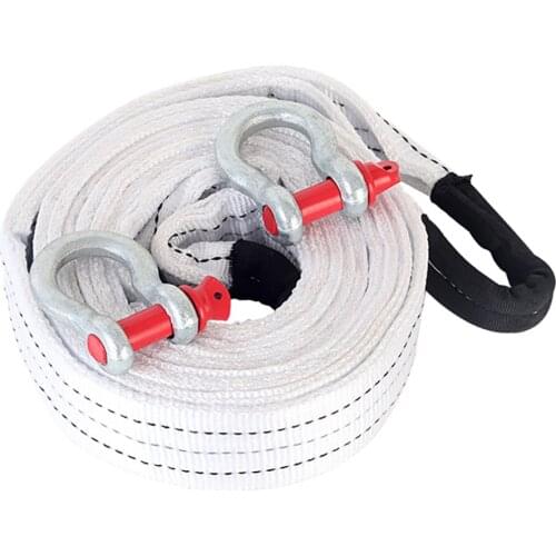 5M Heavy Duty Car Tow Cable Towing Pull Rope Strap Hooks Van Road Recovery for Audi Benz Buick Skoda Mazda Ford Toyota