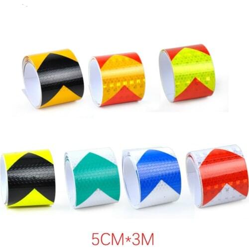 Reflective Tape 5cm Traffic Safety Conspicuous Tape Reflective Sticker Warning Strip Lattice Reflective Film Body Sticker 5CM*3M