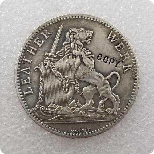 Type #2: 1867 Switzerland 5 Franken Shooting Festival COPY