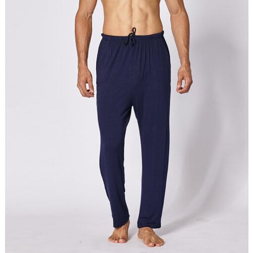 Loose Viscose Men Sleepwear Home Pants Modal Sleeping Trousers Lounge Wear Sleep Bottoms Plus Size Pajamas 4xl 5xl 6xl 7xl 8xl