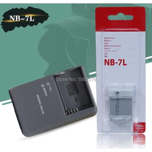 1pcs NB-7L NB7L For Canon Powershot G10 G11 G12 SX30 IS 120 IS For Powershot SX30 IS, G12, With Digital Camera CB-2LZE charger