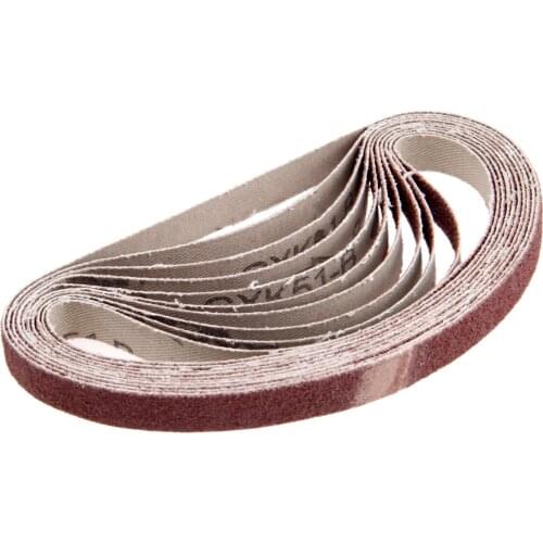 10Pcs 330*10mm Sanding Paper For Belt Sander 80 Grit Abrasive Polishing Sanding Belt For Angle Grinder Dremel Accessories